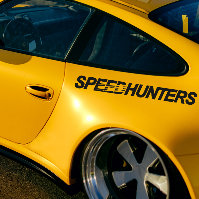 Naklejka na przednia szyba samochodu SPEEDHUNTERS na zderzak dekoracja ciała naklejki winylowe tylne naklejki na okna akcesoria usuwanie zarysowań