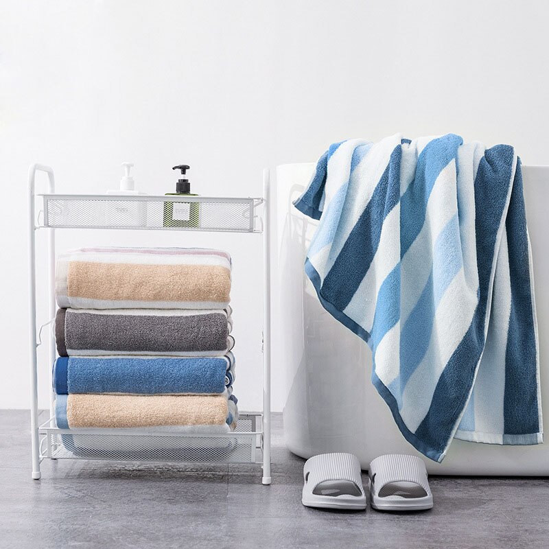 Toalla de baño de algodón puro para adultos, paño suave y esponjoso de gran tamaño para viajes, gimnasio, Camping, Sauna y playa, 90x180cm, para todas las estaciones