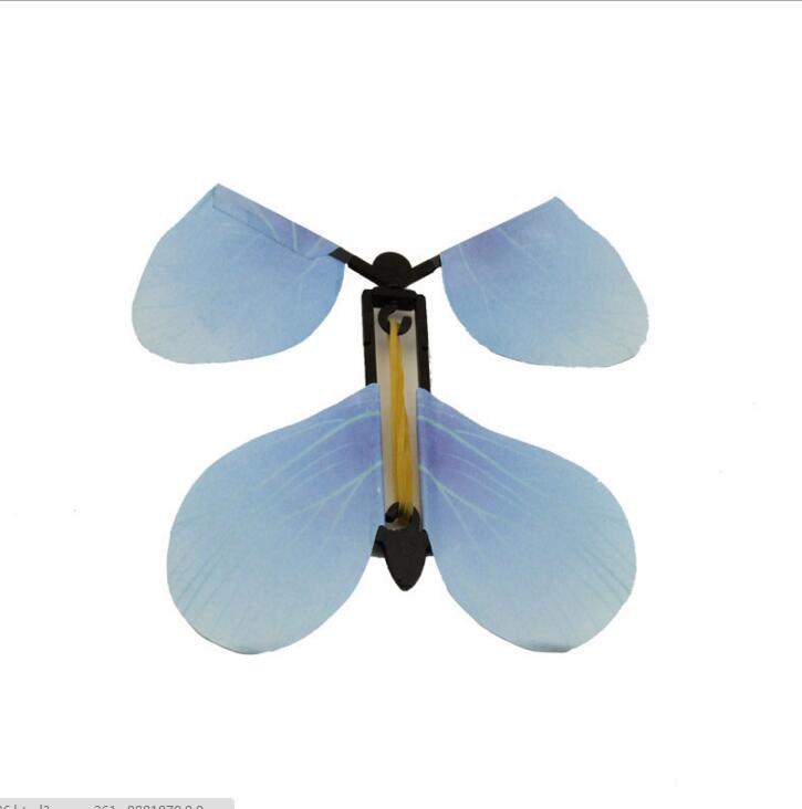 100 pcs/Lot Die Magie Schmetterling Fliegen Schmetterling Mit Karte Spielzeug Mit Leere Hände Solar Schmetterling Hochzeit Magie Requisiten magie Tricks