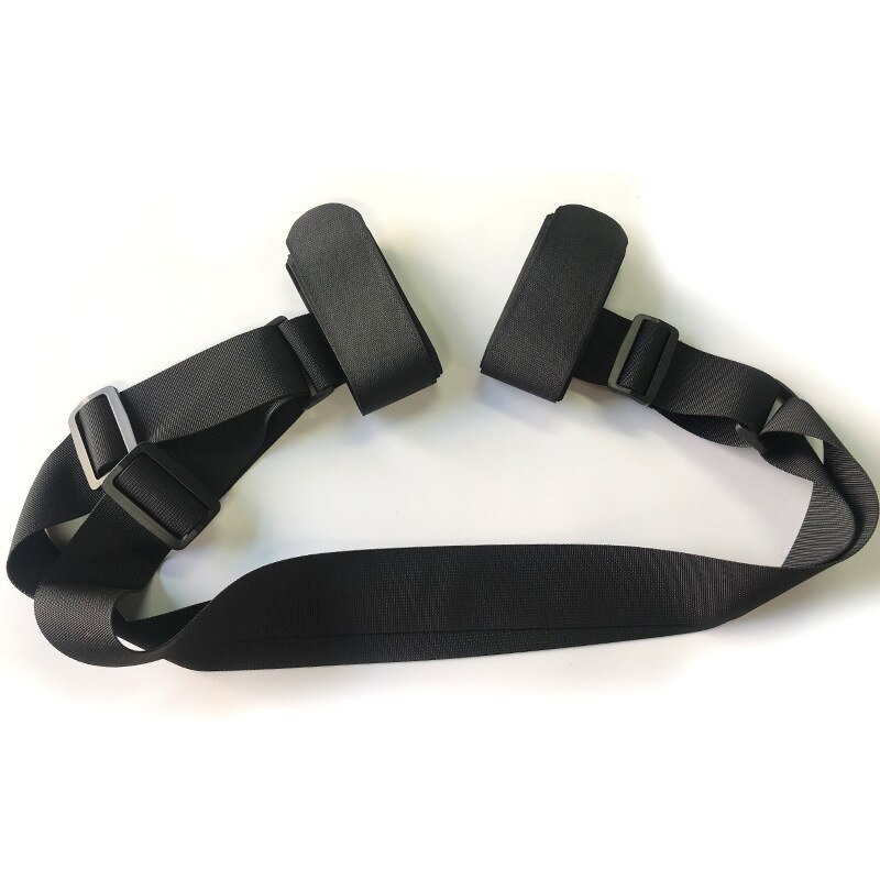 Velcro Skis Shoulder Suspender Strap Double Plate Hand with Sled Suspender Strap Hand Bandage Cloth