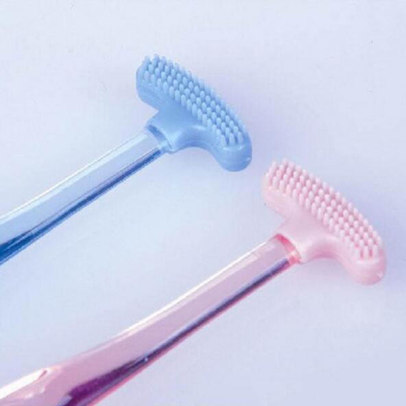 Zacht Rubber Tong Schraper Borstel Verwijderen Cleaner Tong Oppervlak Tong Coating Cleaner Tandenborstel Oral Dental Care