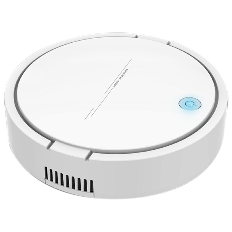 Automatic ing Robot Vacuum Cleaner USB Charging Cordless Vacuum Cleaner Cordless Robot Vacuum Robots: White