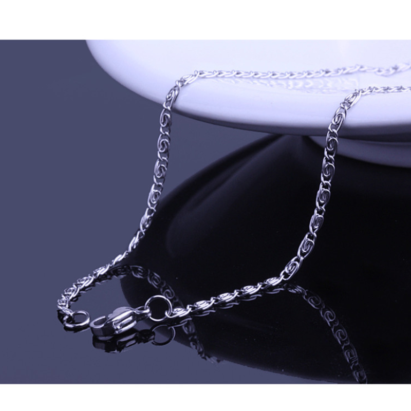 Cadenas de acero inoxidable para hombre y mujer, collares de bicicleta, colgante artesanal, joyería de Hip Hop