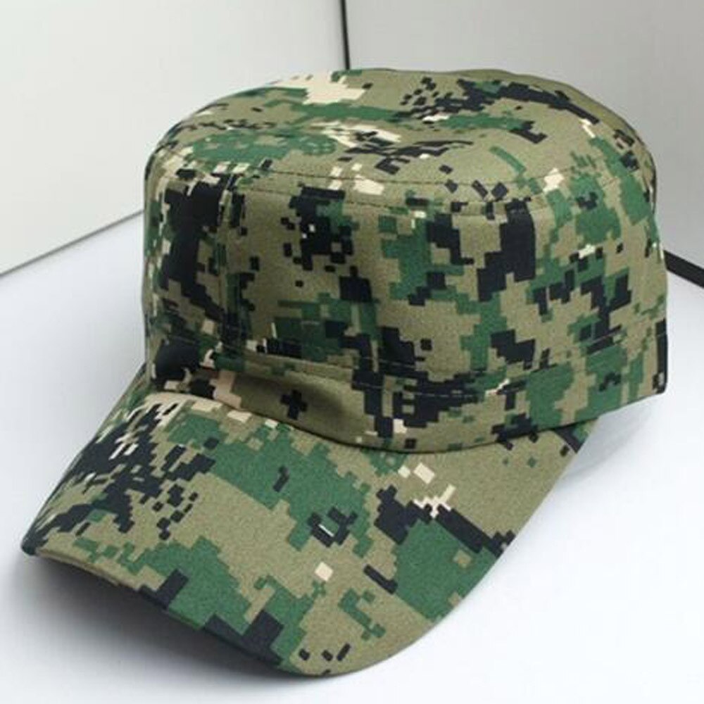 Maxiorill mænd kvinder camouflage udendørs klatring baseball cap hip hop dans hat cap   t4: Militærgrøn