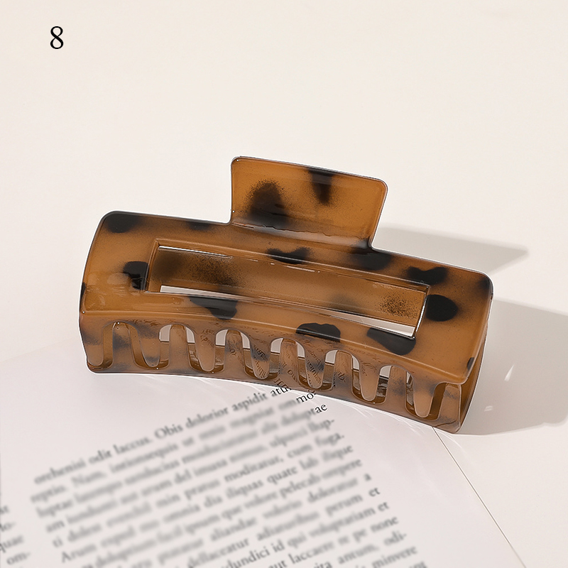 Leopard Acrylic Hair Clip Claw Clip Hair Clips for Women Hair Claw Hairpin Girl Claw Clip Hairclip Hair Accessories: 8