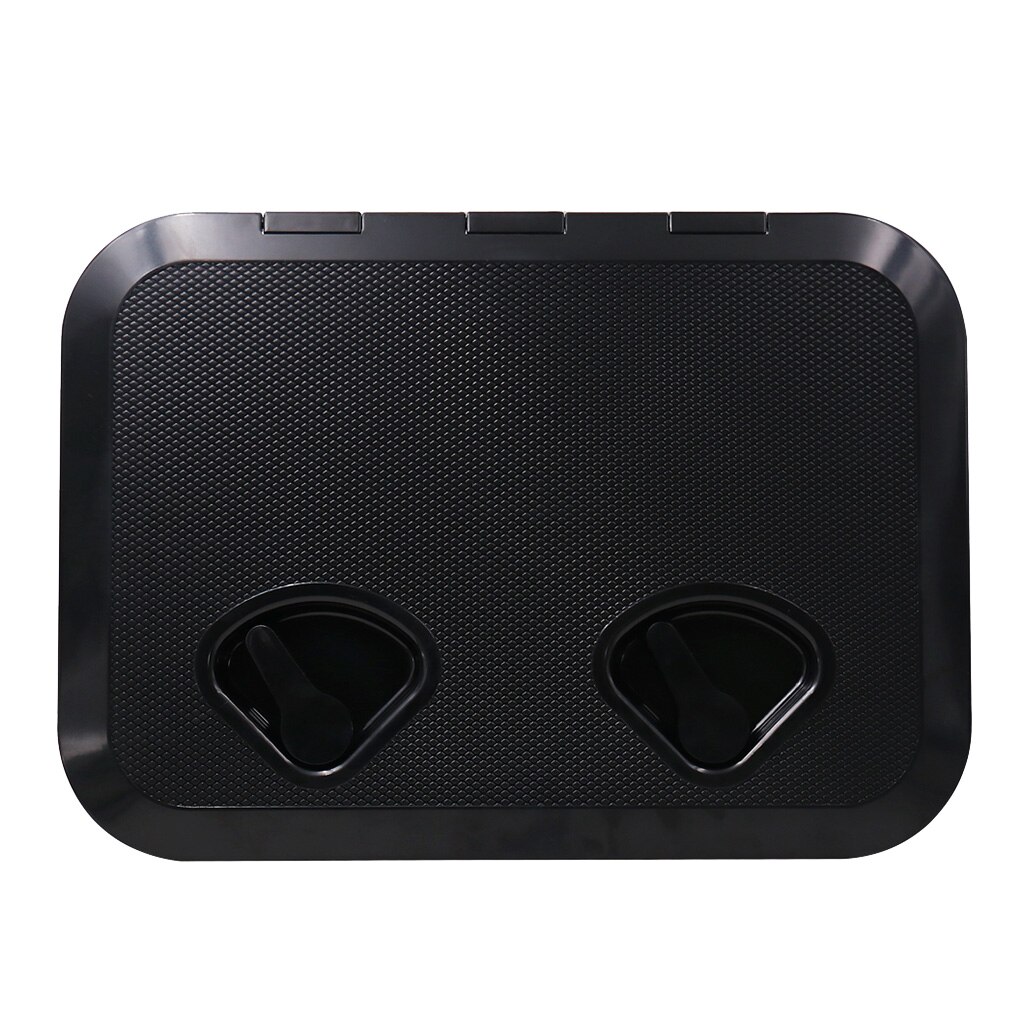 Black Inspection Access Plastic Hatch with Lid for Caravan / Boat /RV