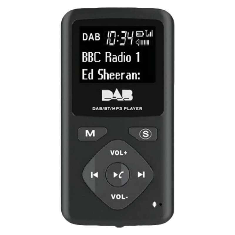 Dab/Dab Digitale Radio Bluetooth 4.0 Persoonlijke Pocket Fm Mini Draagbare Radio Oortelefoon MP3 Micro-Usb Voor Thuis: Default Title