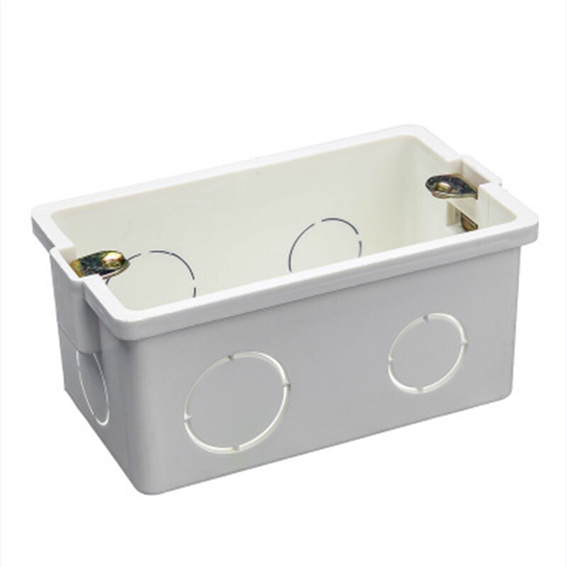 Wall sticker wire trough US standard switch socket mounting base trough