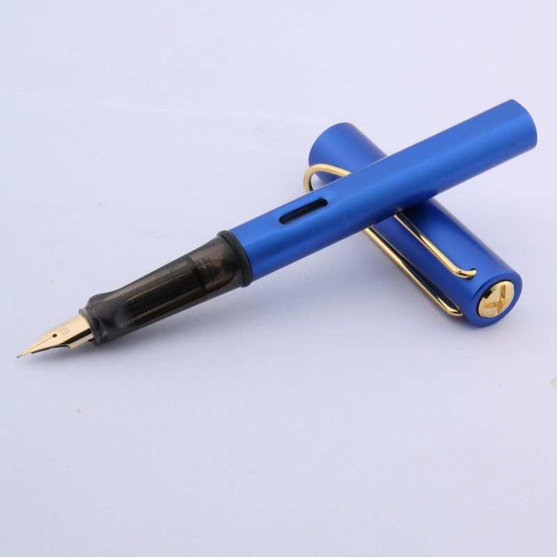 multiple 01 colour Fountain Pen ink pens Frosted holder metal EF 0.38mm Stationery Office school supplies: A1