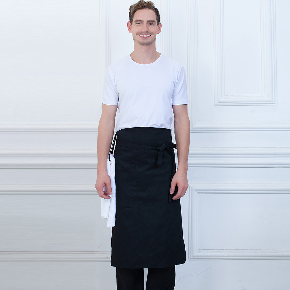 Unisex Restaurant Food Service Chef Apron Waiter Kitchen Cleaning Cafe Bakery Home Work Wear Uniform