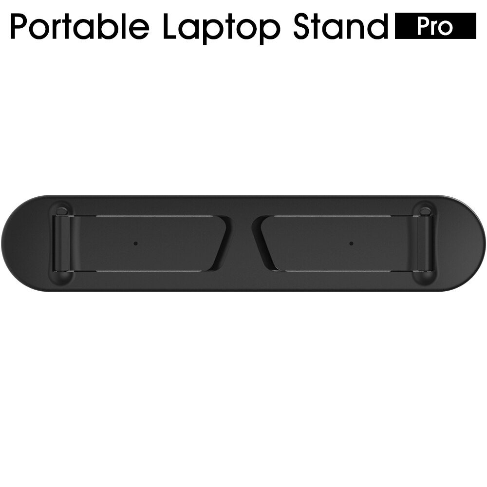 Adjustable Portable Invisible Laptop Stand Foldable Support Base Notebook Riser For Macbook Computer Laptop Holder Cooling Pad: Laptop stand-Pro