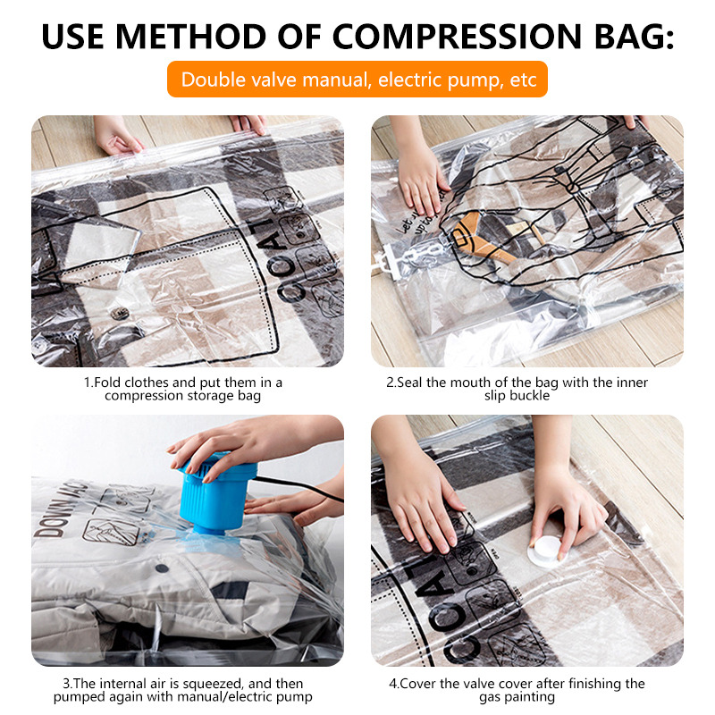 Hängende Vakuum beutel zur Aufbewahrung von Mantel Kleidung Daunen jacken Kleidung Aufbewahrung hülle platzsparende Garderobe Kleidung Organizer Tasche
