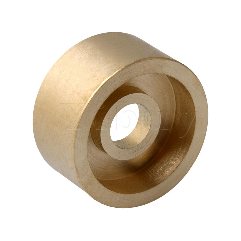 Yibuy 3 stk guld kobber trompet potentiometer knopper øvre låg 22mm vægt knap