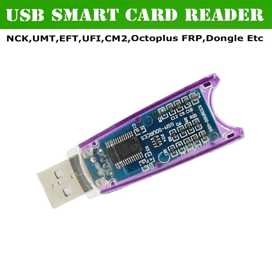original High speed Smart Card EFT, CM2, infinity cm2 ,OCTOPLUS FRP, ufi ,UMT , NCK PRO, nck ,Dongle Card Reader - Without Card