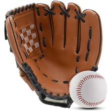 Outdoor Baseball Handschoen Maat 9.5/10.5/11.5/12.5 Softbal Sport Praktijk Apparatuur Linkerhand Voor Man Vrouw volwassen Kind Training