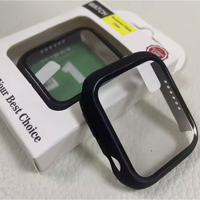 Glass+PC Case For Apple Watch S10 46MM 42MM Accessories HD Tempered Screen Protector Hard Bumper iWatch Series 10 Cover 42 46 mm