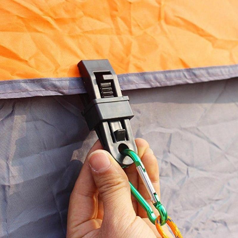 Tent Clip For Boat Trailer Cover Tarp Tarpaulin Snap Camping Clamps Groundsheet Tent Rope Awning Clamp Wind Accessories Can L9J2
