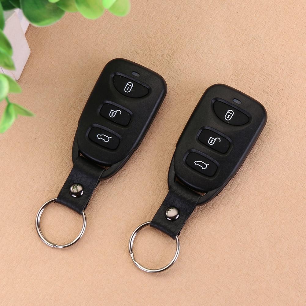Car Alarm Systems Auto Door Lock Vehicle Keyless Entry Keychain Alarm System With Remote Car Styling Controller Universal