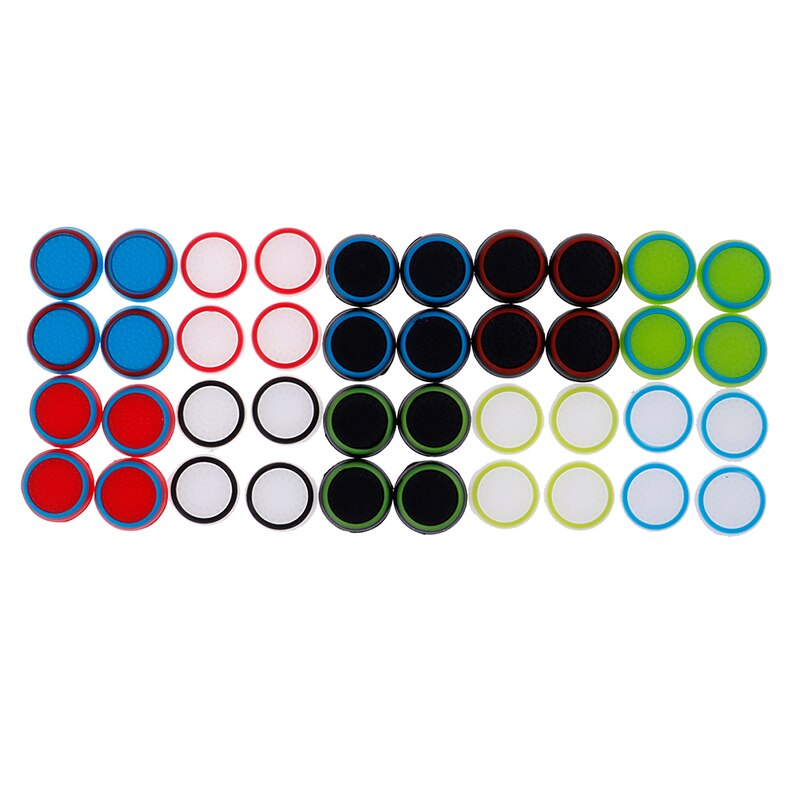 Silicone Analog Thumb Stick Grip Cover for Play Station 4 PS4 Pro Slim for PS3 Controller Thumbstick Caps for Xbox 360 One 4Pcs