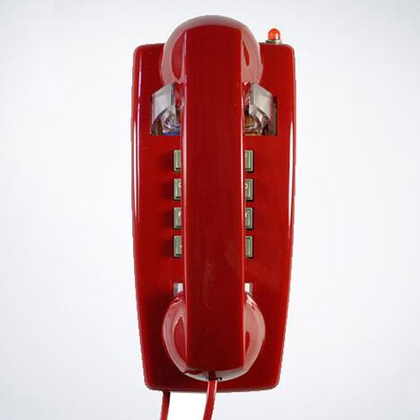 Retro Telephone Landline American Antique fixed Phone Office Home Hotel mechanical ring red telefono fijo ev telefonu