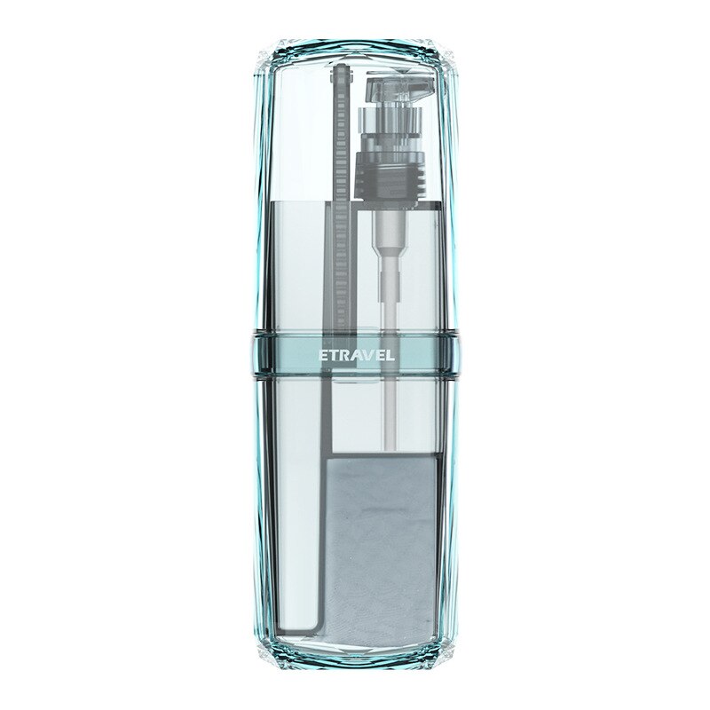 Travel Portable Sets Toothbrush Cup Tumblers Holder PP Gargle Cups Unisex Business Toothpaste Tooth Brush Towel Accessories: 6PCS Blue