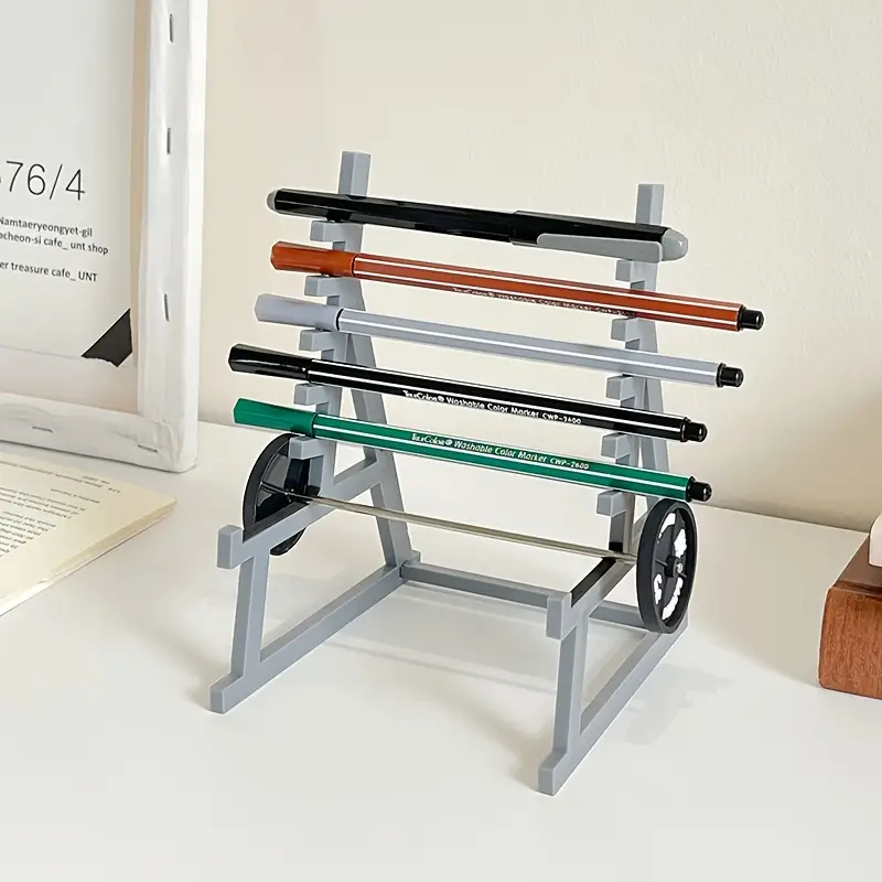 Kreativer Langhantel-Stifthalter mit Fitness-Thema, Fitness-Stifthalter, perfektes für Fitness-Enthusiasten, Gewichtheber