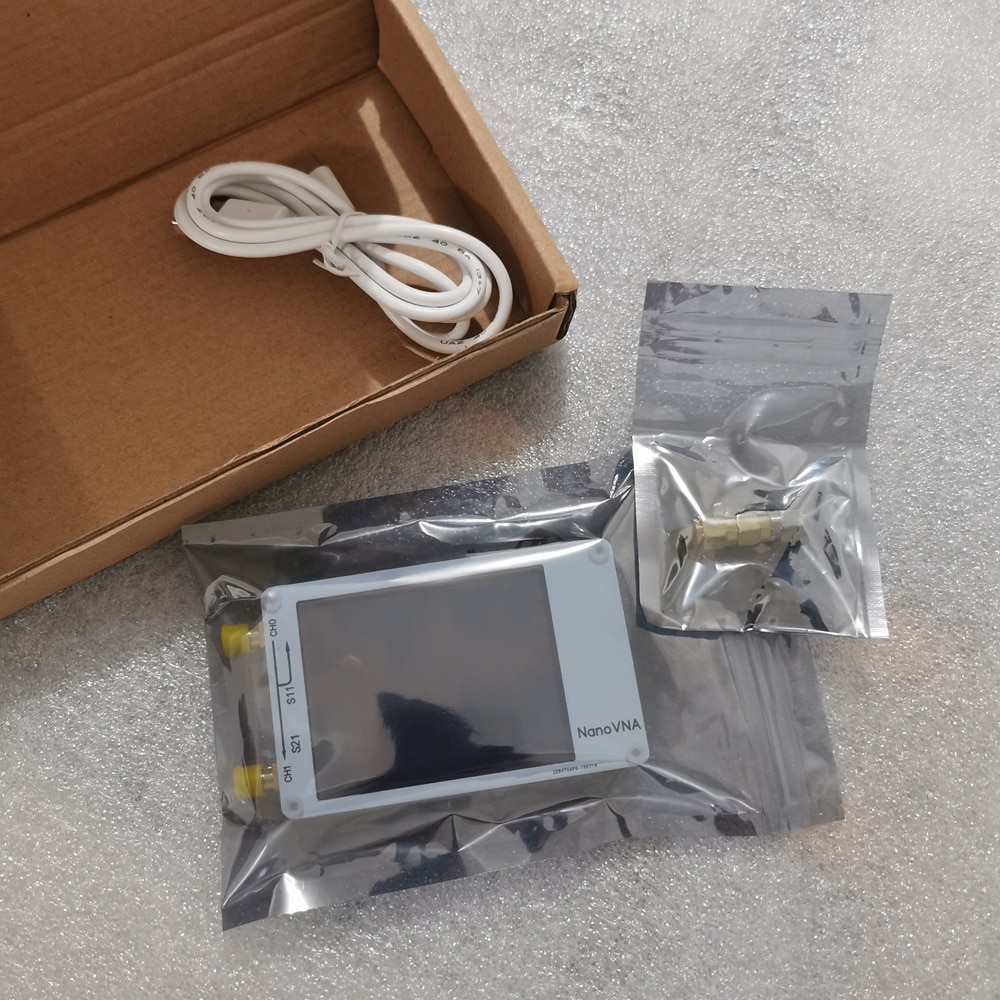 HuGen NanoVNA Vector Network Analyzer Digital Touching Screen Shortwave MF HF VHF UHF Antenna Analyzer Standing Wave