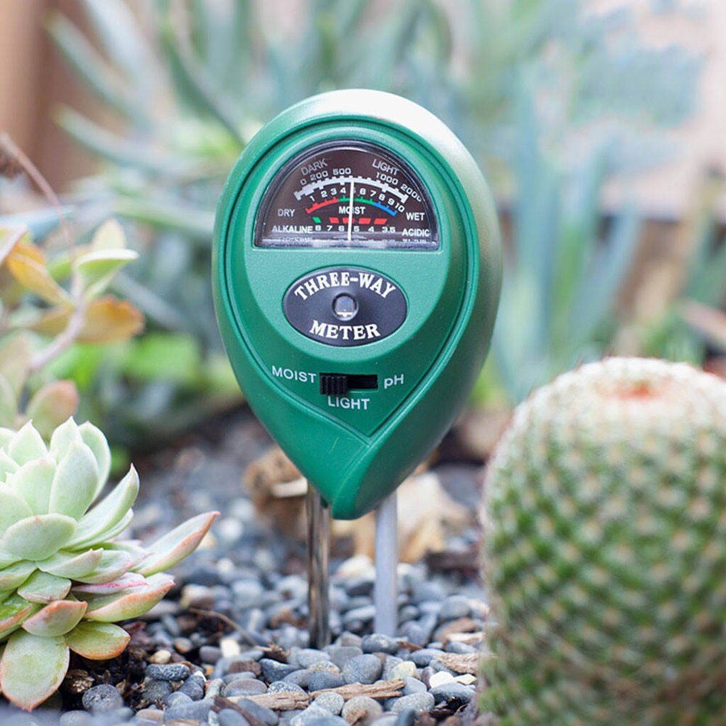 3 In1 Ph Tester Water Moisture Light Test Meter Kit For Garden Plant Flower Humidity Measuring Device Moisture Meter Hygrometer