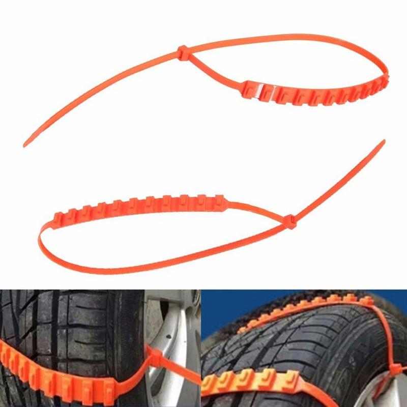 Chaîne de neige universelle pour voiture | 10 pièces, Mini pneus d'hiver en plastique, roues chaînes de neige pour voitures Suv voiture, antidérapant pour l'extérieur