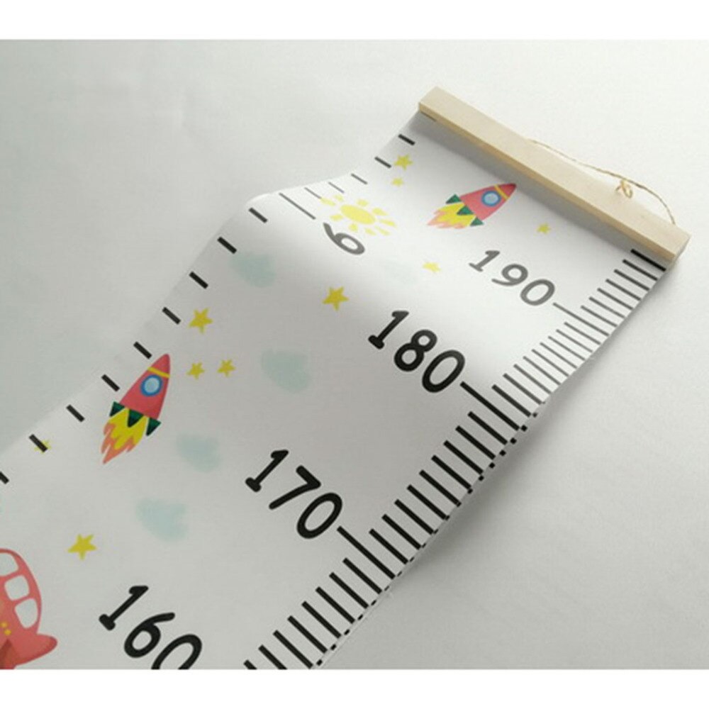 1pc praktiska vägglinjaler tillväxtdiagram för babytillväxt för lekrum, vardagsrum, hem