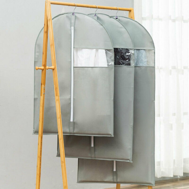 Universele ademende vochtwerende non-woven kleding stofhoes zichtbare kledinghoes ritssluiting opbergzak beschermer