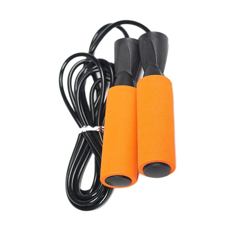 3 Meter PVC Jump Rope Sport Skipping Pin Physical Exam Gym Fitness Home Exercise Slim Body Workout Equipments: orange