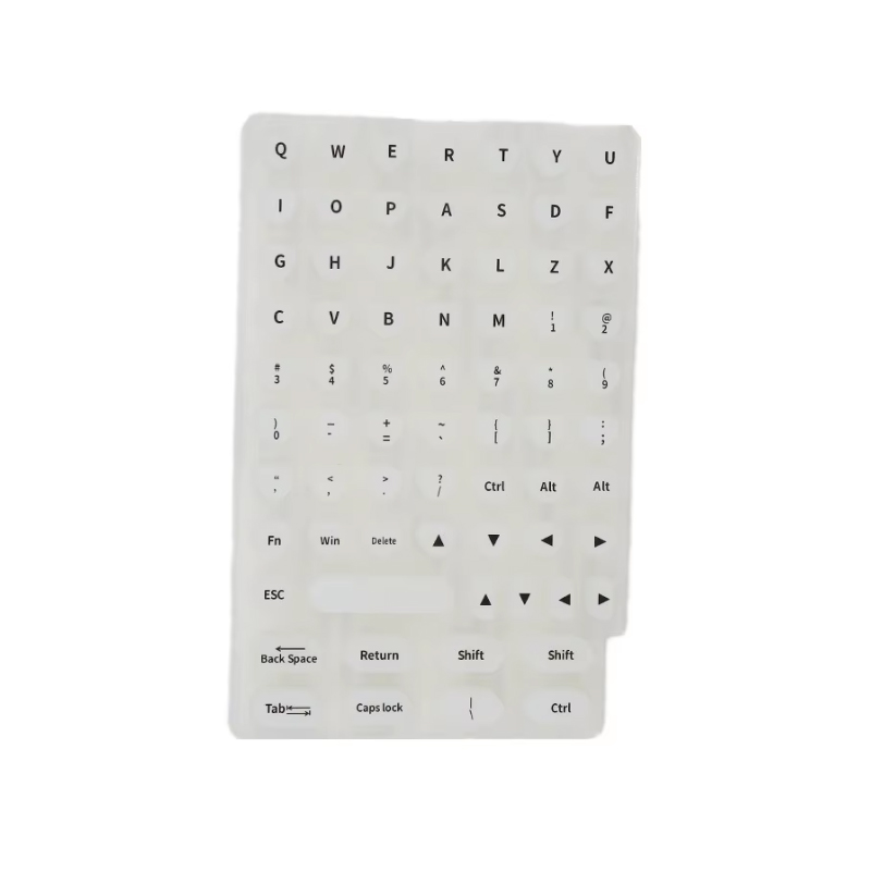 Raised Adhesive Keyboard Stickers for Long Nails Universal Nail Art Keyboard Bubbles Self-for Long Nails Silicone Typing Keycaps: Clear