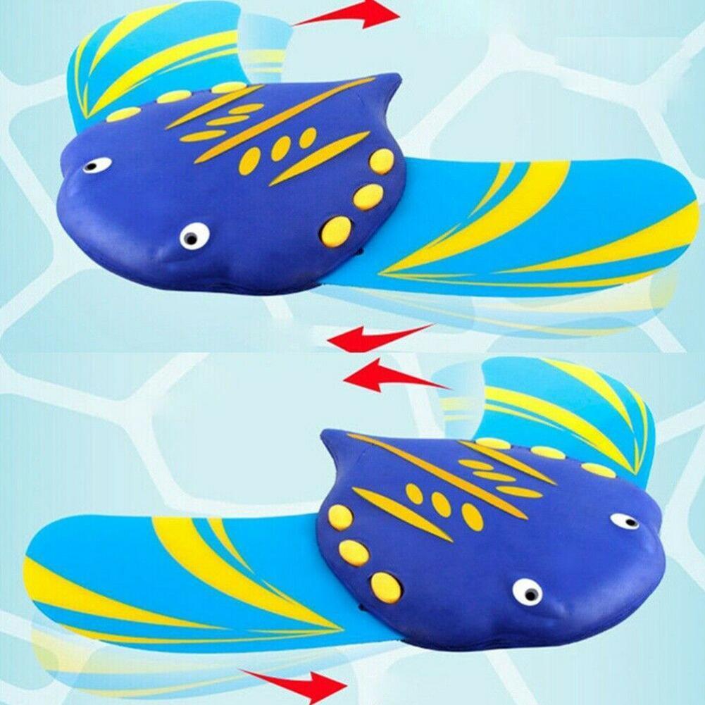 Devil Fish Toys Water-Powered Pools Accessories Summer Underwater Kids Swimming Adjustable Beach Fins With Bathtub Gliders G5T0