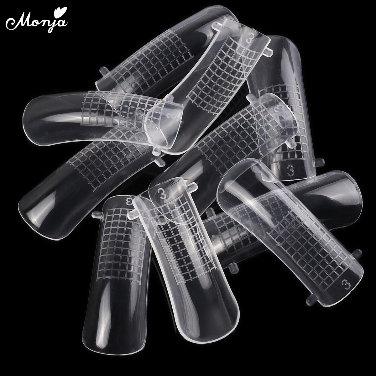 Monja 6 Stks/set Nail Art Uitbreiding Kit Acryl Uv Gel Nail Files Nail Mallen Builder Schilderen Borstel Anti Oplossing Diy manicure Set