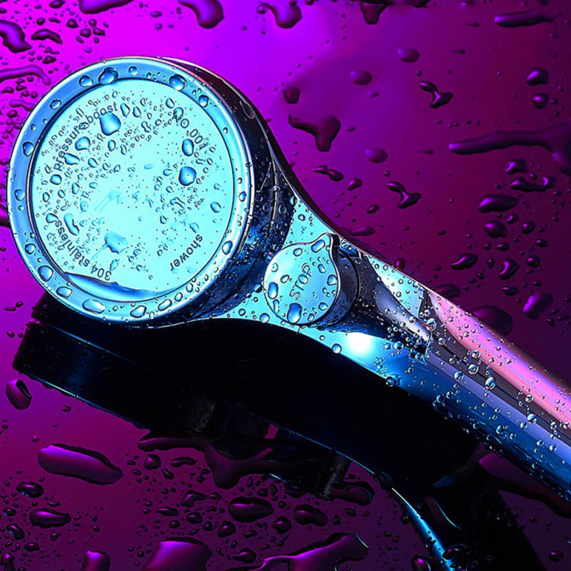 Japanese Style Pressurized Shower Head With Switch Household Handheld Shower Head Bathroom Supplies