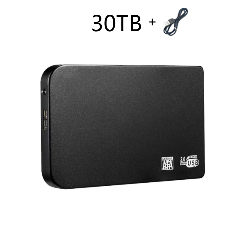 Lenovo Hochgeschwindigkeits-128TB-SSD-USB-3.0-Gehäbenutzen Handy, Mobiltelefon Festplattengehäbenutzen für SSD Externe Speicher-HDD-Kasten Mit USB3.0-Kabel ABS: Grau