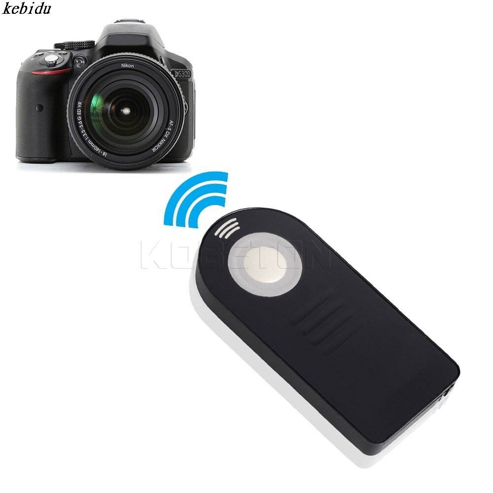Kebidu 1 st Digitale Bluetooth IR Draadloze Infrarood Ontspanknop Afstandsbediening voor Nikon DSLR Camera Zwarte Kleur