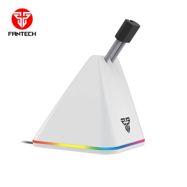 Fantech mbr 01 rgb gaming mus strikk kabel ledning holder mus ledning fixer mus strikk ledning klips: Hvit
