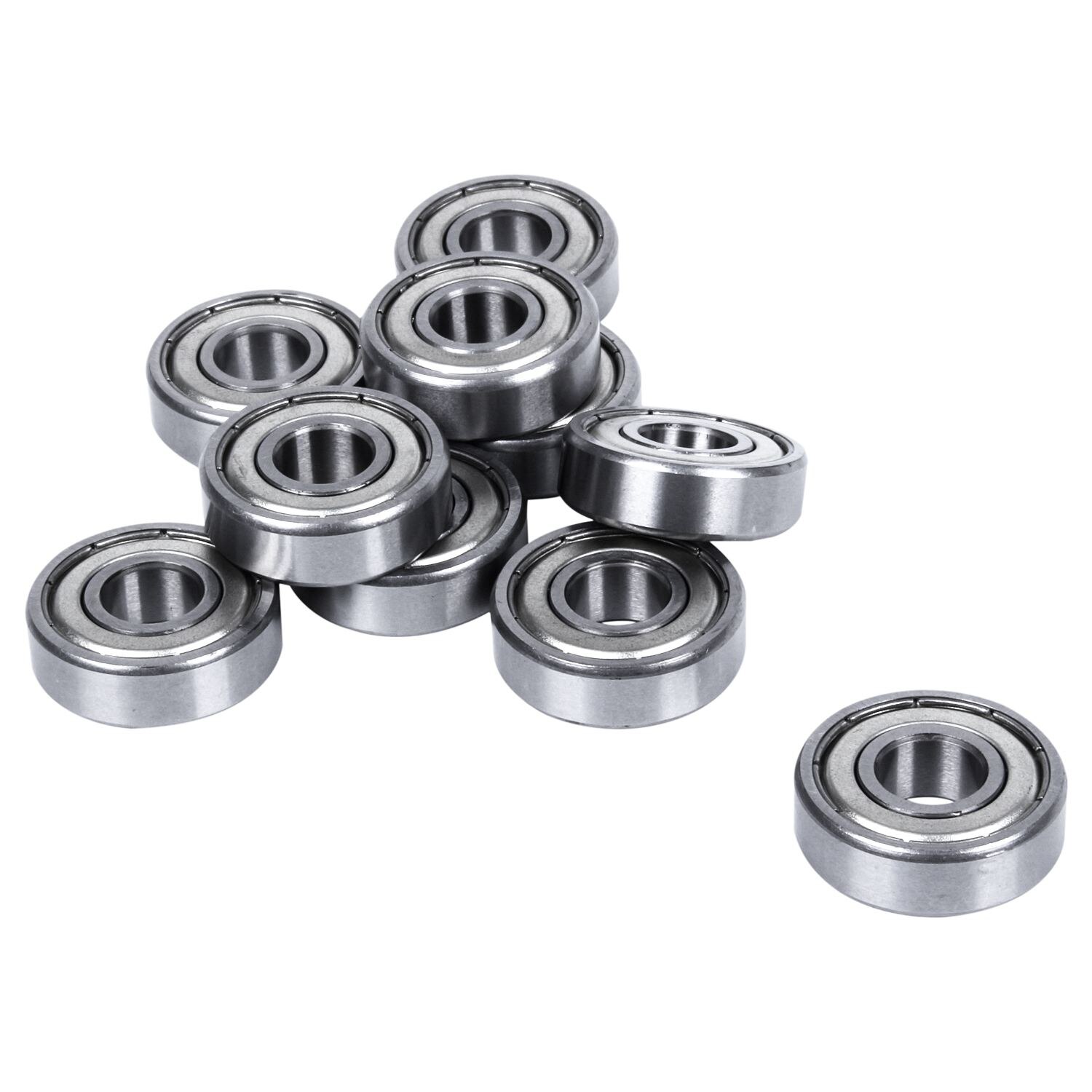 10 st tätade skärmade spårkullager 6000-zz 10 x 26 x 8mm