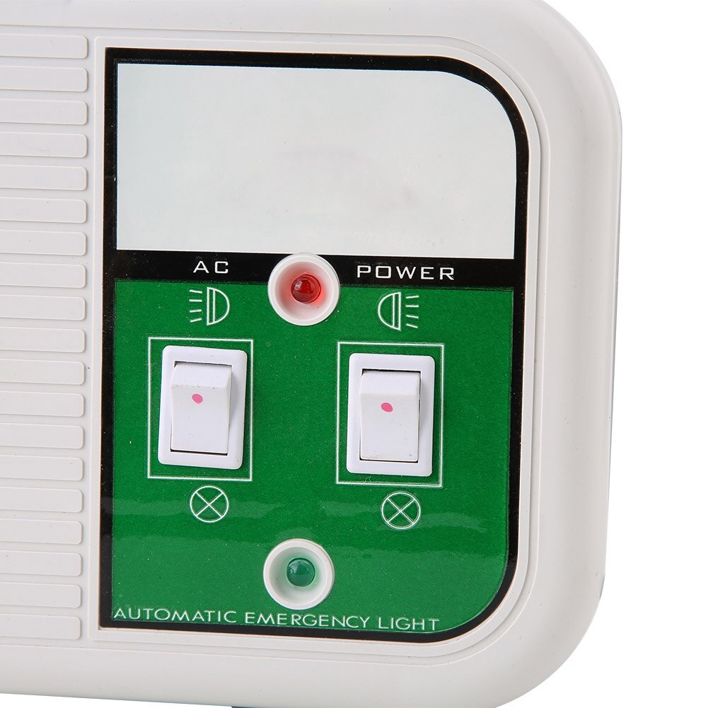 Adjustable 2W Dual Lamp Head Exit 8 LEDs Emergency Light 110-220V EU Plug High brightness LED lamp