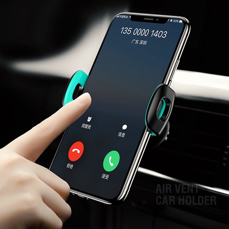 Car Phone Holder for iPhone XS X 8 7 6 5,USAMS 360 Rotation Car Holder for Phone in car Air Vent Mount Holder for Samsung Xiaomi