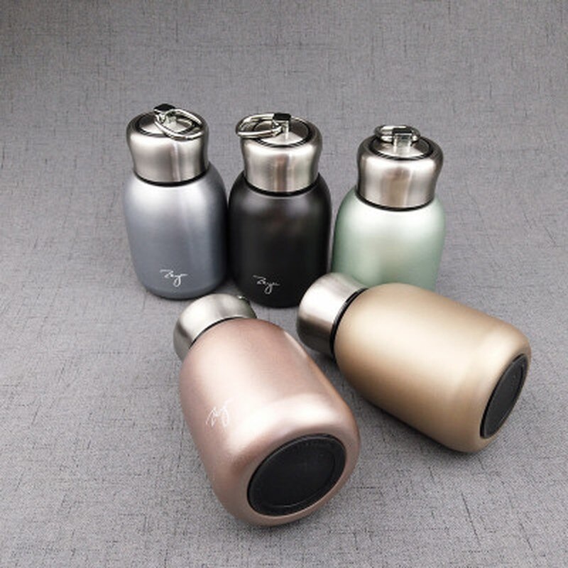 Mini Portable Travel Thermos Vacuum Hydro Flask Water Bottle Stainless Steel Thermal Cup Tea Coffee Mug Portable Couple Mug