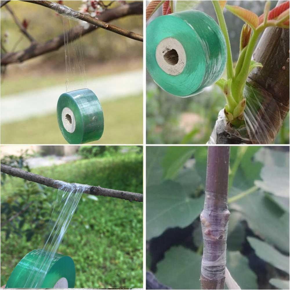 2-15PCS 100M Roll Grafting Tape Film Fruit Tree Secateurs Engraft Branch Gardening Bind Belt PVC Tie Tape Grafting Tool Supplies