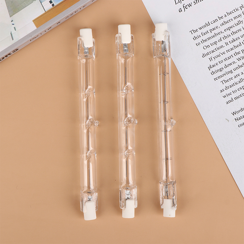 1Pc 100/200/300W Halogen Lamp 118mm Double Ended Linear R7s Halogen Light Bulb AC230V Household Decor R7s Halogen Bulb