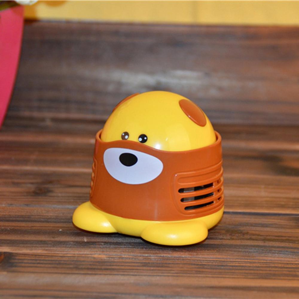 Snygg liten dammsugare djur och växt mini skrivbordstangentbord dammsugare handhållen sopmaskin hemmakontor