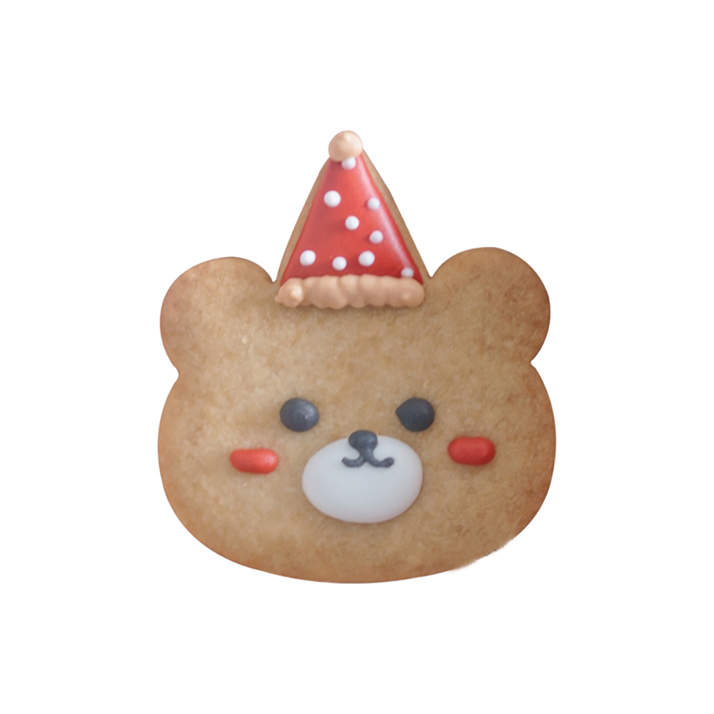 Cookie Cutter 3D Bear Plastic Cake Cookie Buscuit Cutter Fondant Mold Icing Cookie Decorating Tools for Children's Day Kids