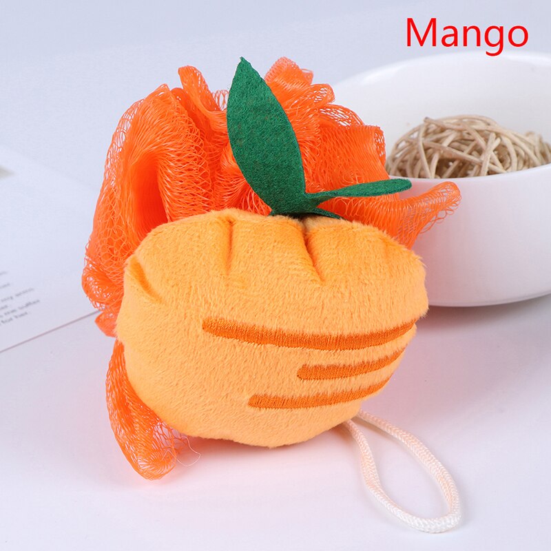 Cotton Baby Bath Brush Cartoon Soft Baby Bath Sponge Powder Puff Cute Children Newbron Infant Shower Product Rubbing Towel Balls: A