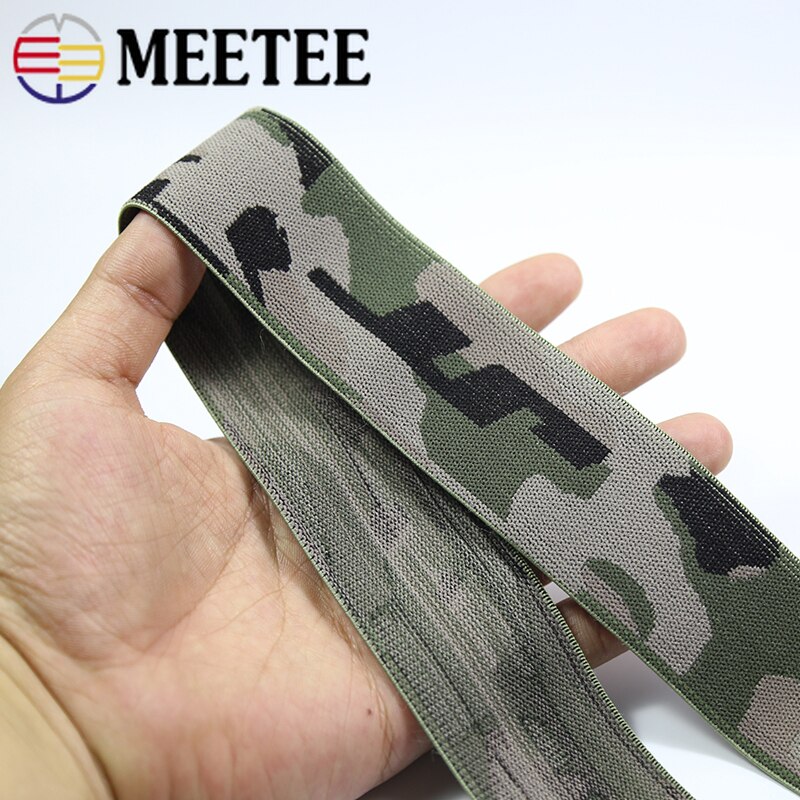 3Meters 30mm 40mm Elastic Band For Trousers Skirt Waist Belt Strap Rubber Band Polyester Webbings DIY Sewing Garment Accessories