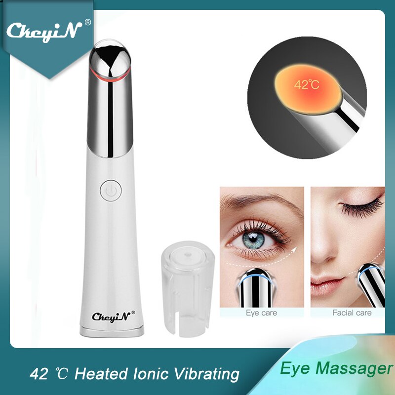 ionisch Auge Massagegerät Rolle Stock Thermische Vibration Augen Massage Werkzeug Entfernen Auge Beutel Augenringe Schwellungen Anti Falten 45